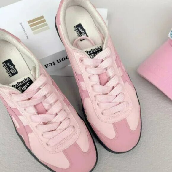 Onitsuka Tiger by Asics Women's Pink Sneakers - Picture 4 of 6